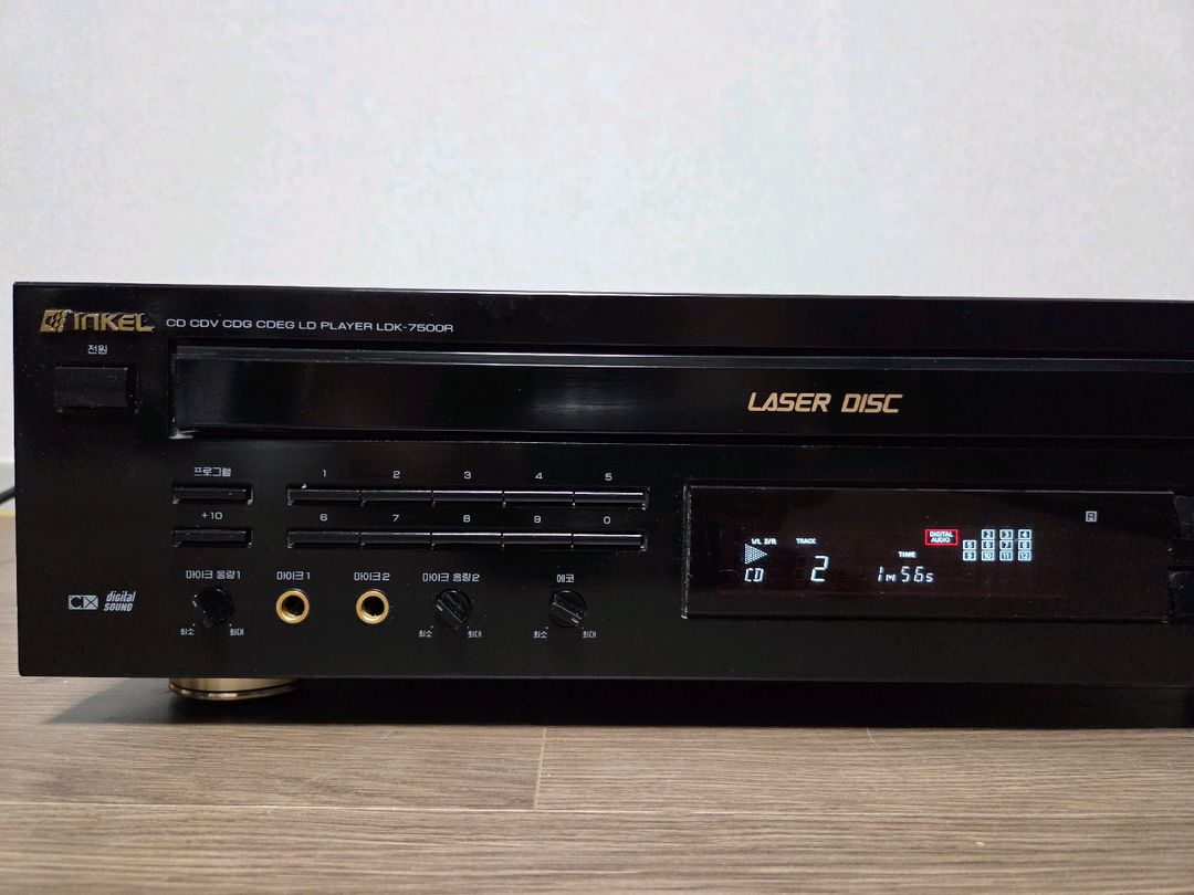 인켈 LDP,CD플레이어 리모컨 포함