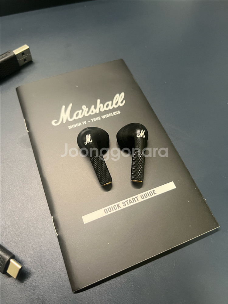Marshall 마샬 마이너4 블루투스 이어폰--1