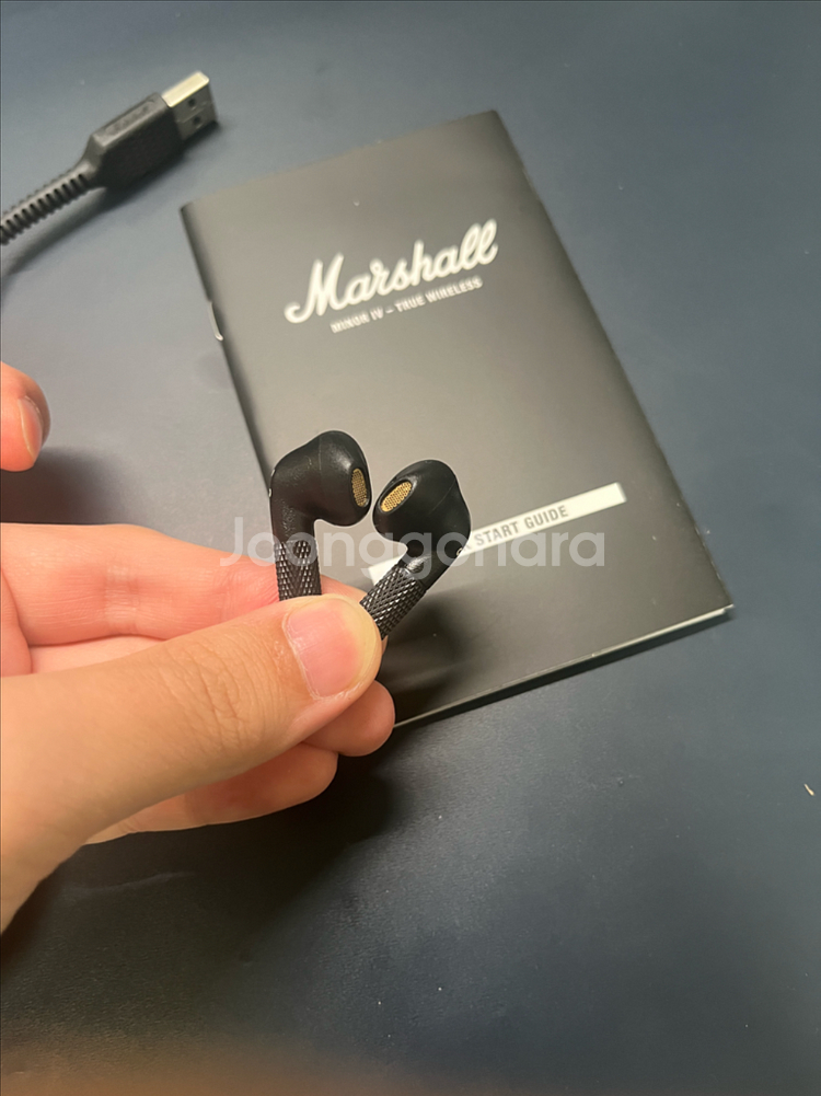 Marshall 마샬 마이너4 블루투스 이어폰--2