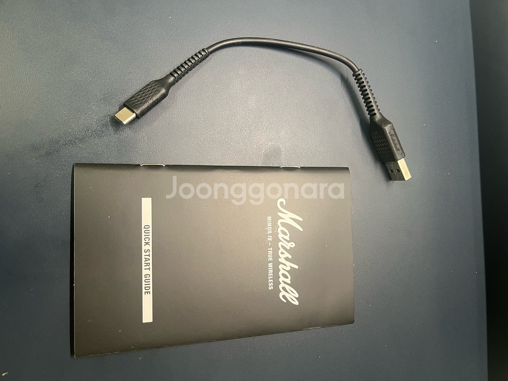 Marshall 마샬 마이너4 블루투스 이어폰--4