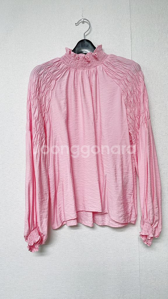 르블랑페이우 프릴 블라우스--0