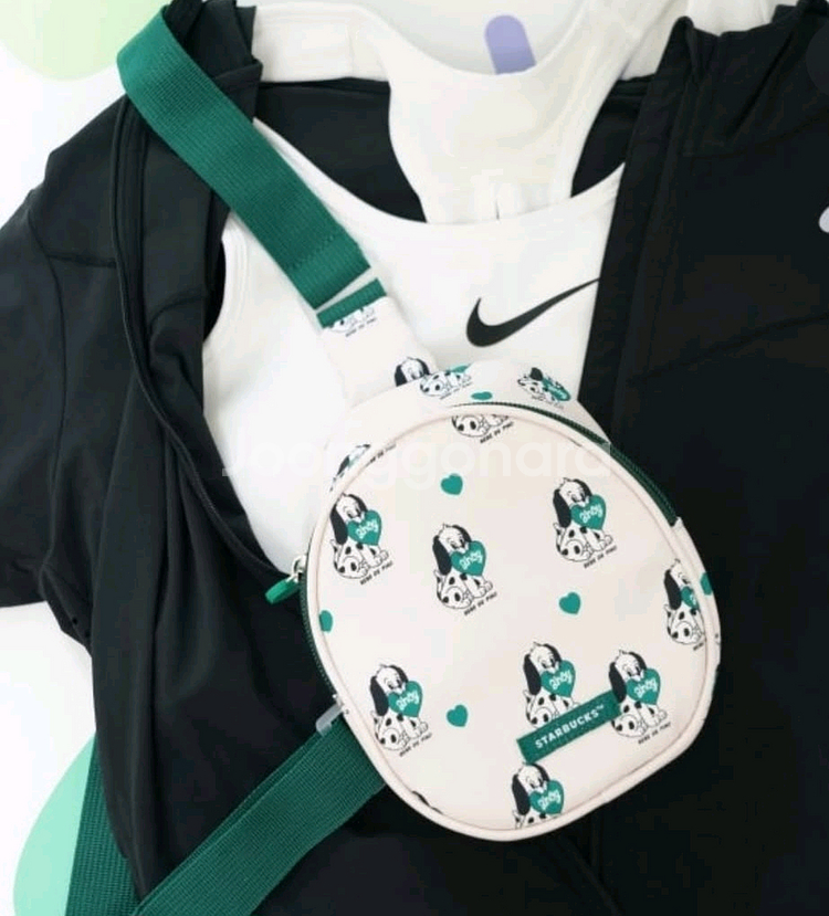 스타벅스 베베드피노 힙색 크로스백 나들이가방 핸드폰백--0