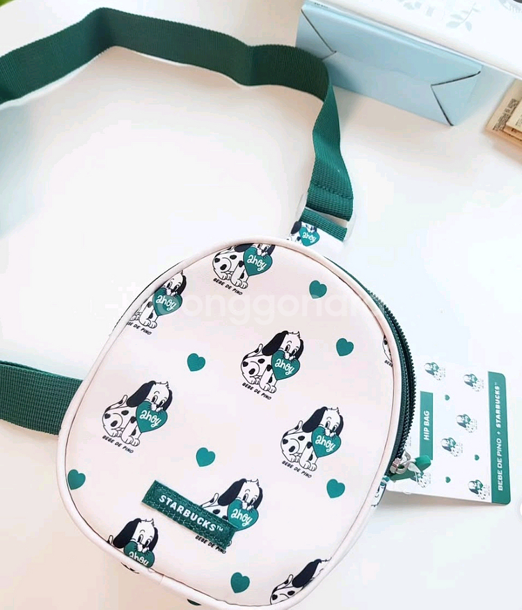 스타벅스 베베드피노 힙색 크로스백 나들이가방 핸드폰백--2
