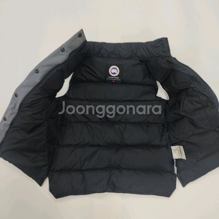 캐나다구스 패딩조끼 그레이 xs--3