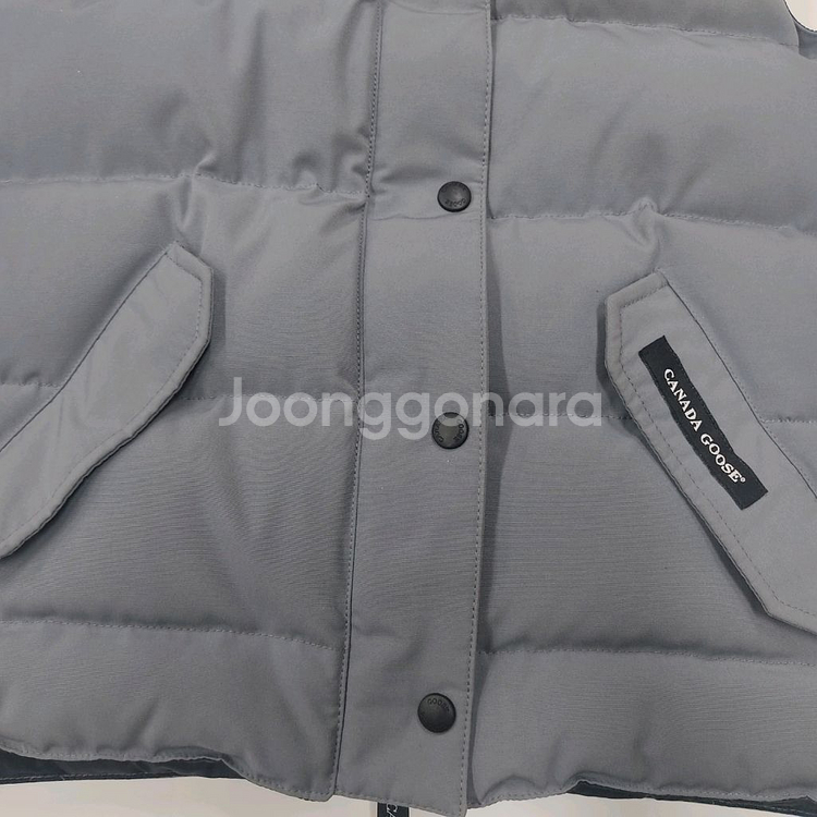 캐나다구스 패딩조끼 그레이 xs--2