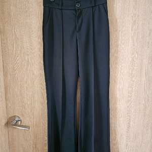 검정색 여성 기지 바지55사이즈