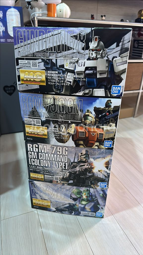 MG EZ-8,짐커맨드,육전형짐,네모 새제품 일괄--0