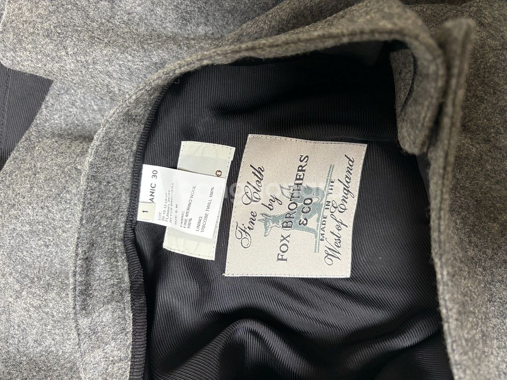 얼바닉30 플란넬 스커트 fox brothers--4