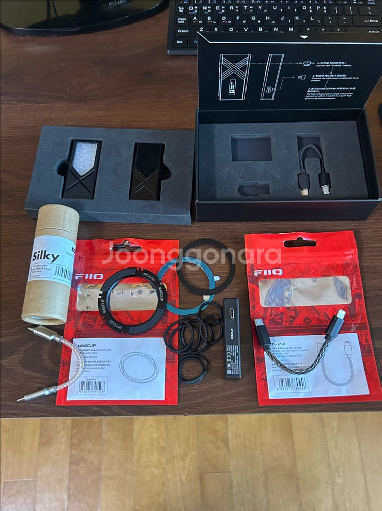 fiio ka17 헤드폰앰프(아이폰 케이블 포함)--0