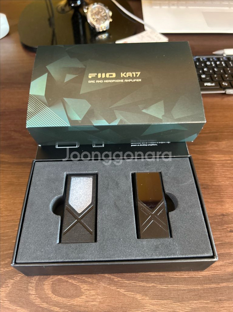 fiio ka17 헤드폰앰프(아이폰 케이블 포함)--1