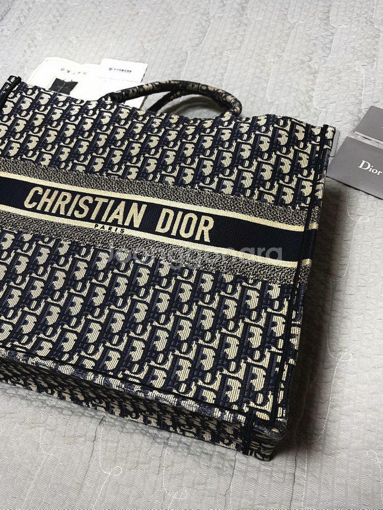 디올 오블리크 북토트백 라지--3