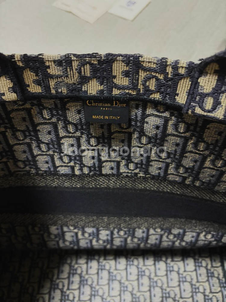 디올 오블리크 북토트백 라지--6