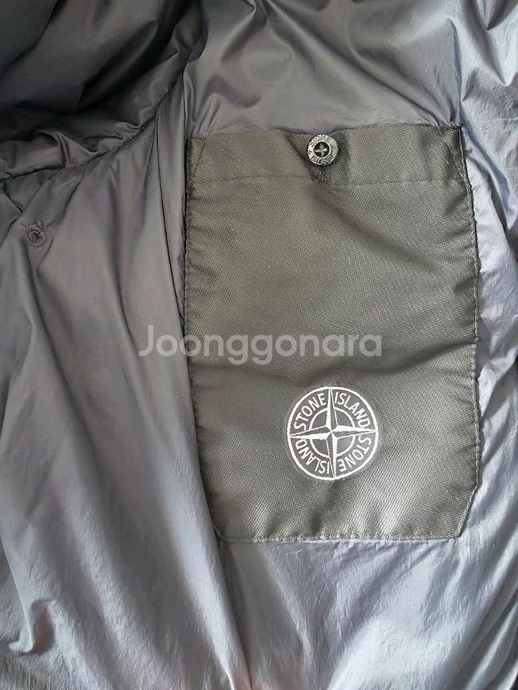 22fw 스톤 크링크랩스 다운 후드 자켓 블랙 L사이즈--4