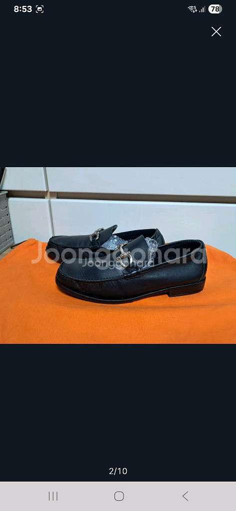 페라가모 남성구두 로퍼 6.5(약 255정도)--1
