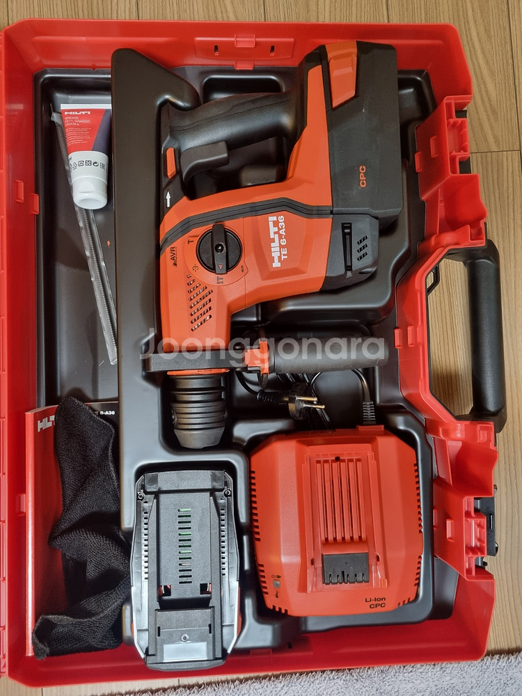 새제품 ) 힐티 충전 앙카드릴 TE6-A36 + 집진기--1