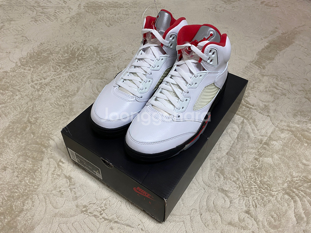 [260] 에어 조던 5 레트로 파이어 레드 2020--0