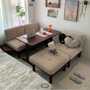 오투가구 젠리빙 다이닝 소파 테이블 세트