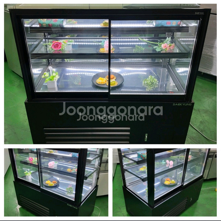 앞문형 정육 숙성 반찬 케잌 베이커리 냉동냉장 쇼케이스--1