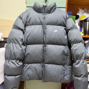 나이키 NSW 패딩 자켓 아이언그레이 100