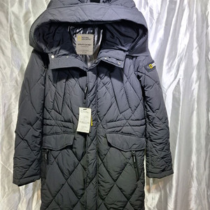 내셔널지오그래픽 유틸리티 퀼팅 롱패딩 블랙(미사용)