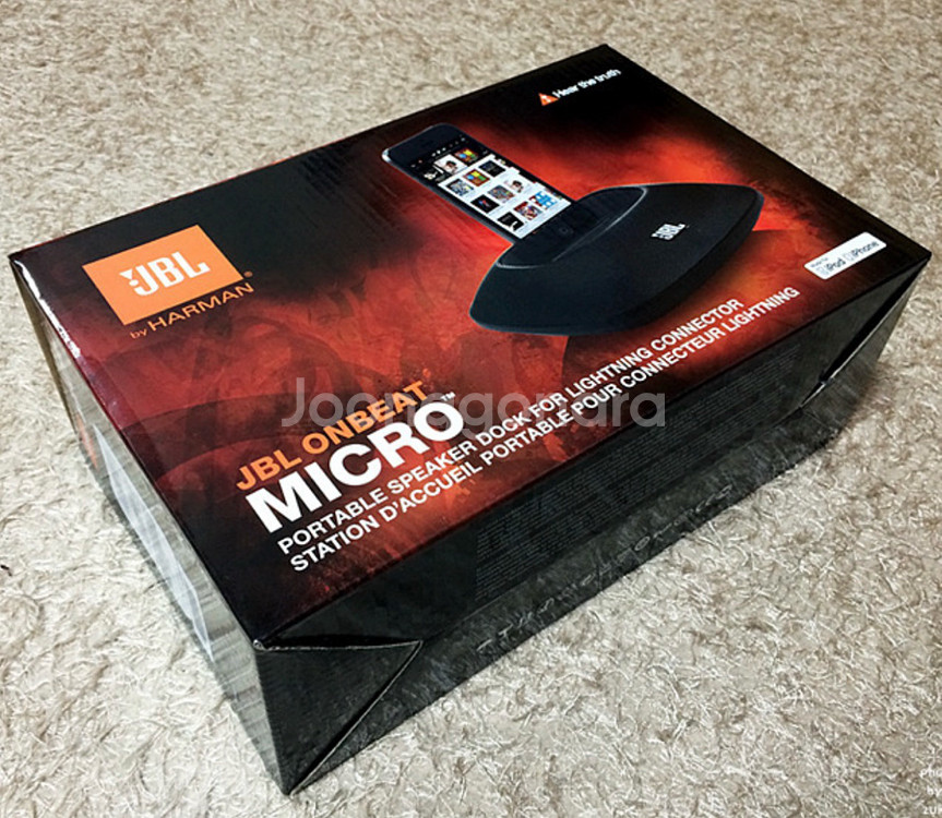 JBL onbeat Micro 아이폰 도킹스피커-새것--1