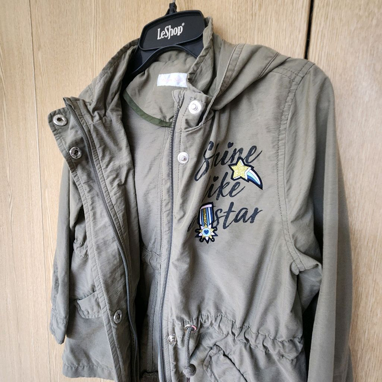 로엠걸즈 여아 후드 롱야상 점퍼 카키 130 이미지