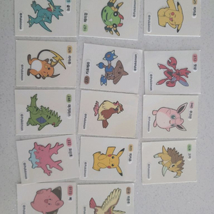 띠부씰 개당 2천원 포켓몬스터 포켓몬 스티커 띠부띠부실
