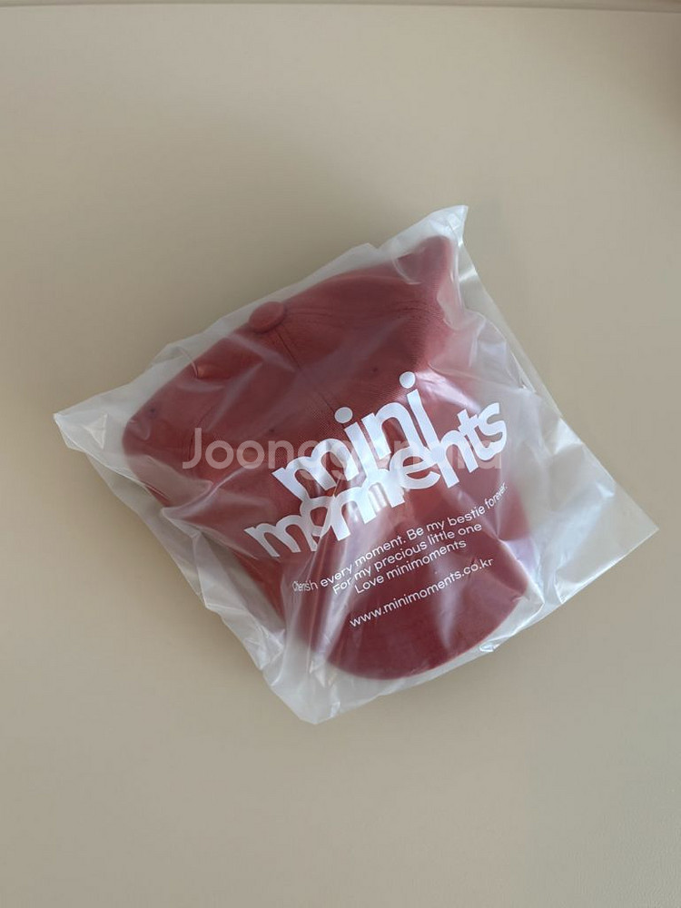 미니모먼츠볼캡 오렌지브라운 새상품--2