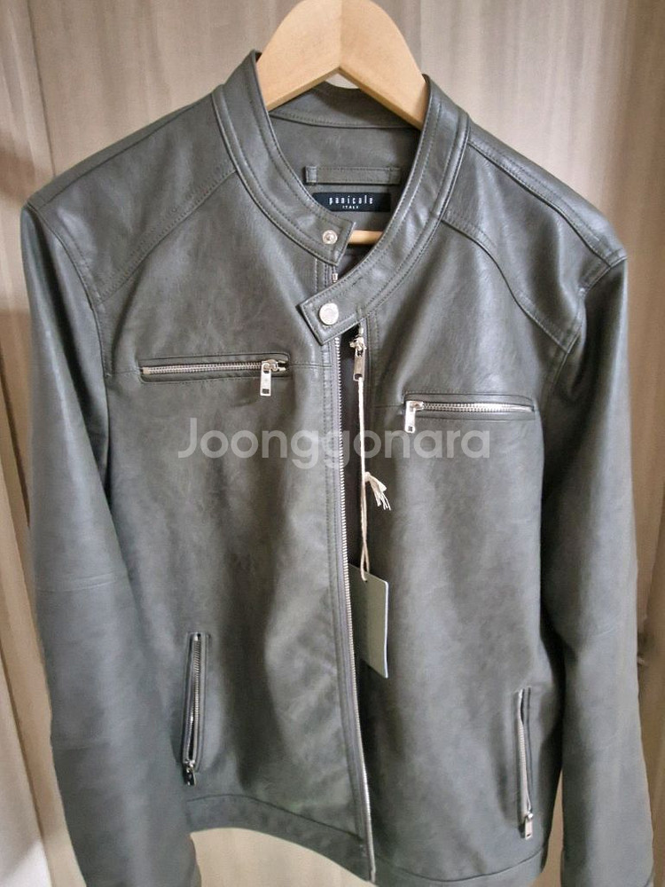남성 인조가죽자켓(패니칼레)--0