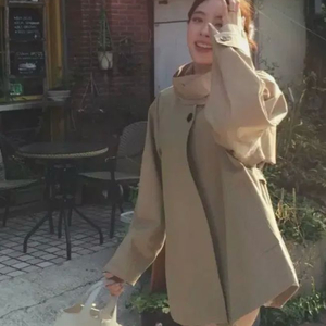 (미시착) 클라우드이모션 템퍼 숏트렌치 ct 트렌치코트