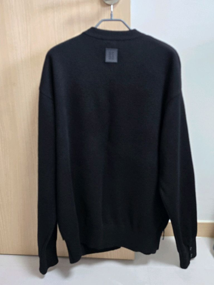 송지오 옴므 가디건 블랙 100사이즈 (차승원콜라보)--7