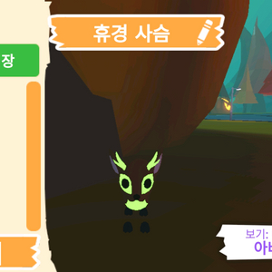 입양하세요 펫 네온 휴경 사슴 판매합니다