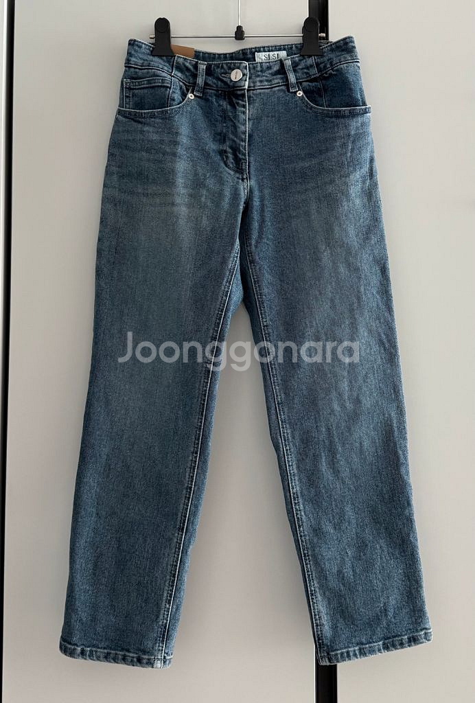 sjsj 완판 크롭 데님 팬츠 마인 시스템 타임--2