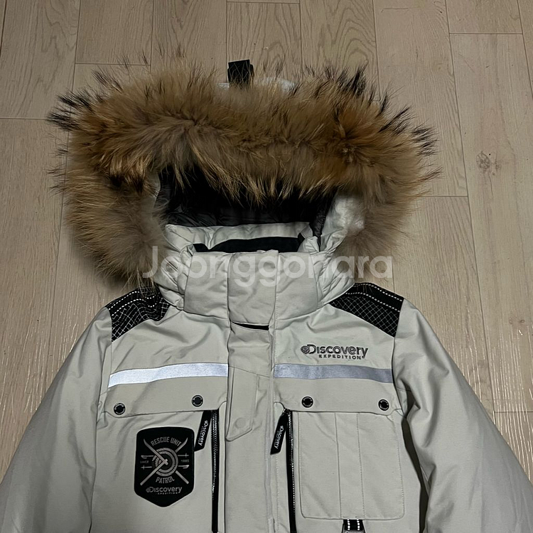 디스커버리 여성 구스다운 퍼후드 킬마르틴 패딩 S/90--1