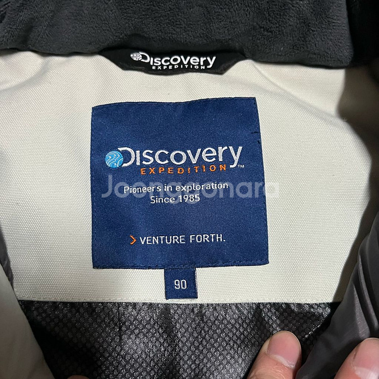 디스커버리 여성 구스다운 퍼후드 킬마르틴 패딩 S/90--5