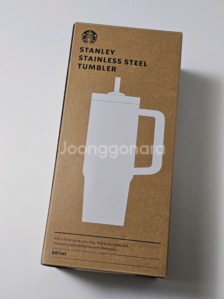 SS 스타벅스 스탠리 화이트 켄처 텀블러 새상품--1