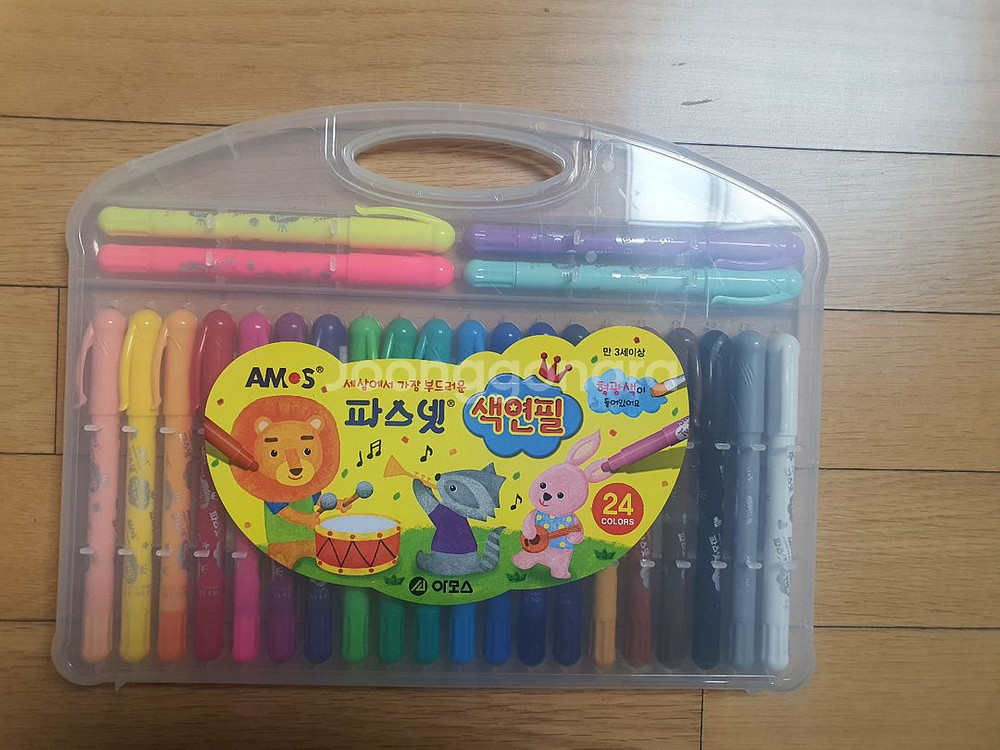 (새상품)아모스 파스넷 색연필(24색)--1