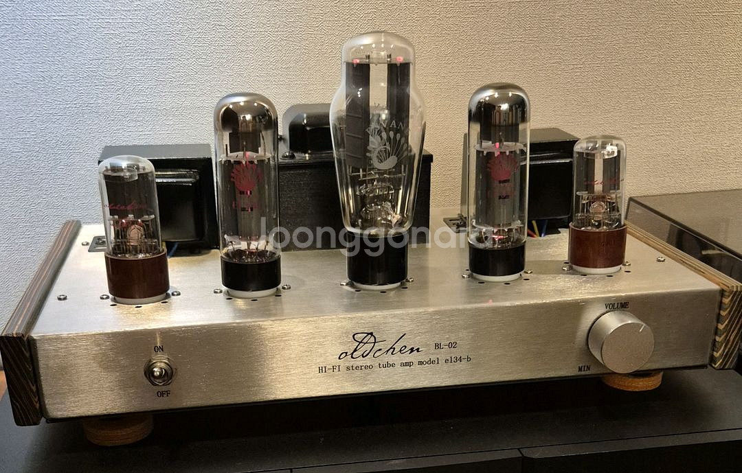 올드첸 EL34 진공관앰프 풀박스--1