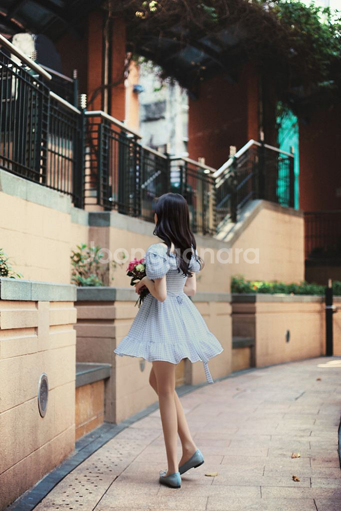 밀크코코아 스퀘어 원피스 체크 원피스 오프숄더 원피스 일본 빈티지 히메갸루 리즈리사--6