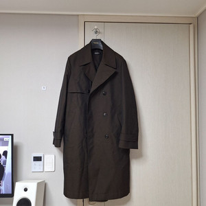 DKNY 더블 라인 트렌치 코트