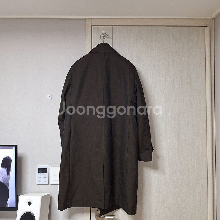 DKNY 더블 라인 트렌치 코트--2