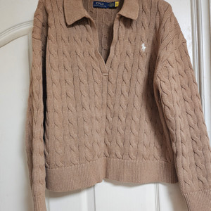 폴로 랄프로렌 여성 케이블 니트 M