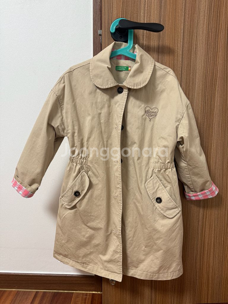 베네통키즈 트렌치코트 130--0