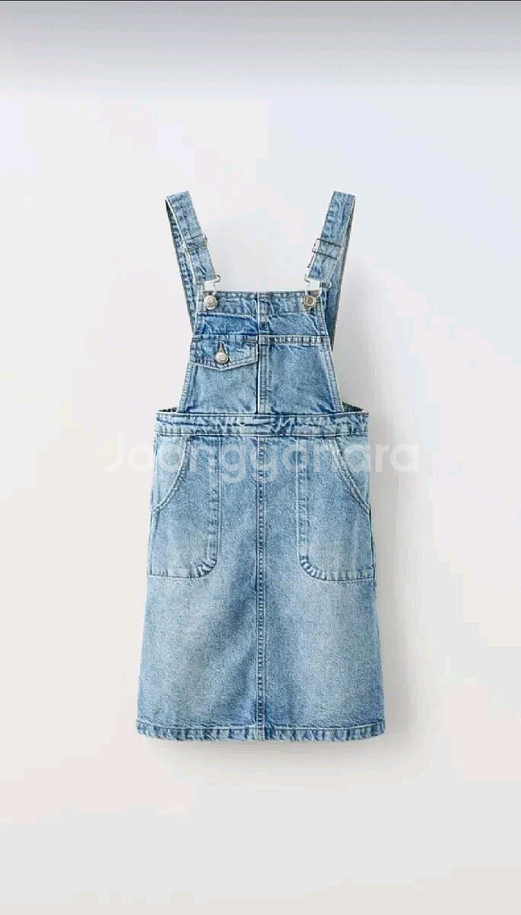 자라키즈 데님 점퍼스커트 6y 새상품--0