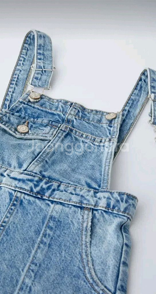 자라키즈 데님 점퍼스커트 6y 새상품--2