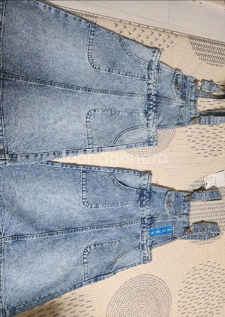 자라키즈 데님 점퍼스커트 6y 새상품--7