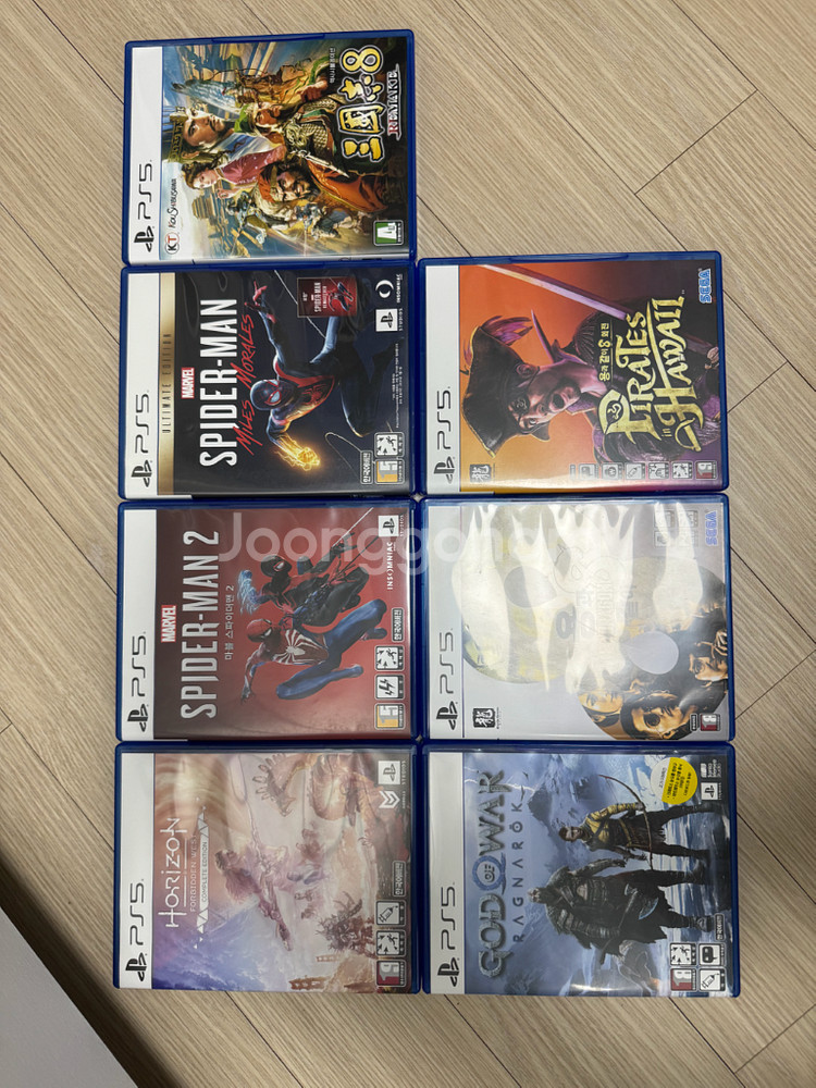 PS5 게임타이틀 일괄 판매합니다.(7개)--0