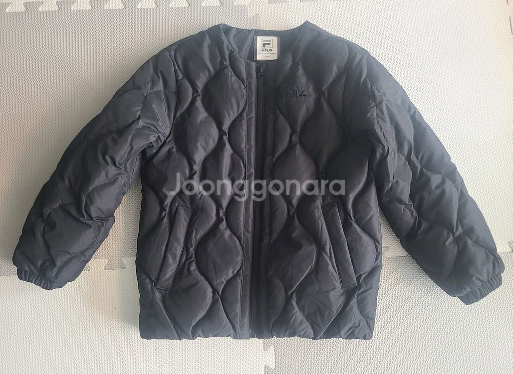 휠라 키즈 버디 구스 다운 경량 패딩 점퍼--2