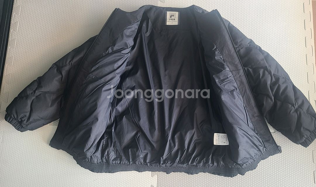 휠라 키즈 버디 구스 다운 경량 패딩 점퍼--4