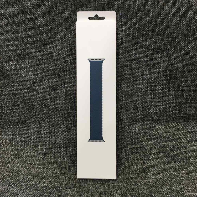 애플워치 어비스 블루 브레이디드 솔로 루프 45mm 이미지